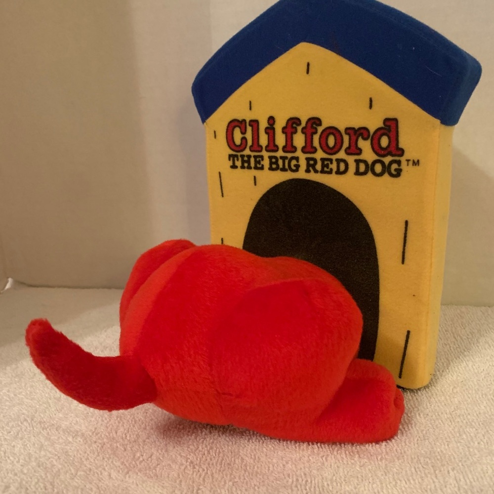 2003 Clifford the Big Red Dog bookend only tail